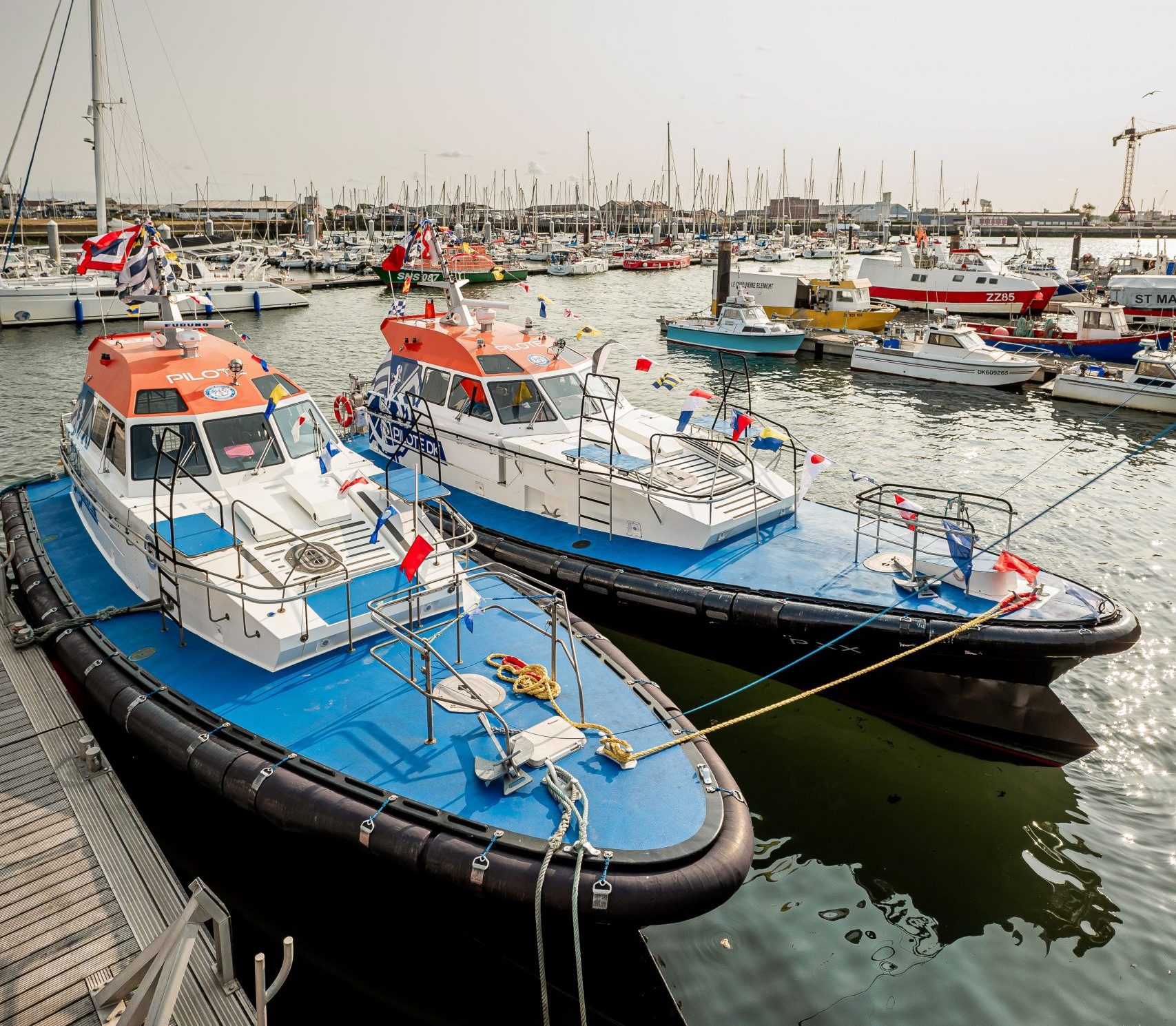 Baptême de deux pilotines à Dunkerque